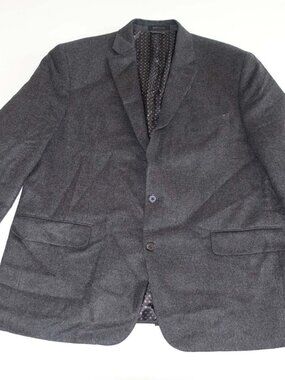 Lauren Ralph Lauren Men's Sport Coat Size 46 Regular Charcoal Gray Wool Silk
